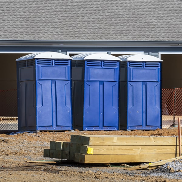 what is the cost difference between standard and deluxe porta potty rentals in Constableville NY